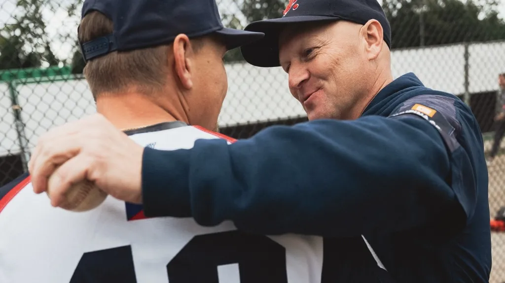 Trenér českých baseballistů Pavel Chadim