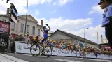 Závěrečných pět kilometrů deváté etapy Tour de France