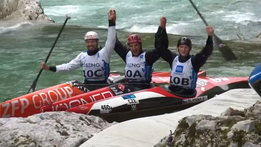 Vodáci vyhráli všechny týmové závody ME