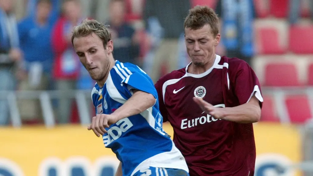 Pavel Pergl ještě v dresu Sparty