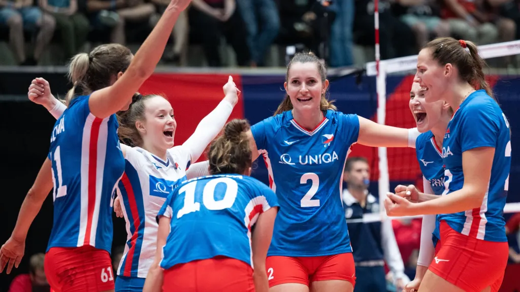 Radost českých volejbalistek