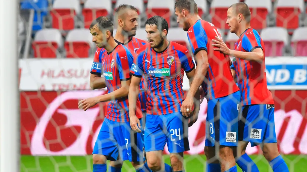 Hráči Plzně slaví