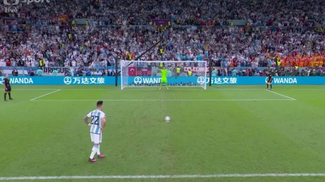 Penaltový rozstřel v utkání Nizozemsko - Argentina