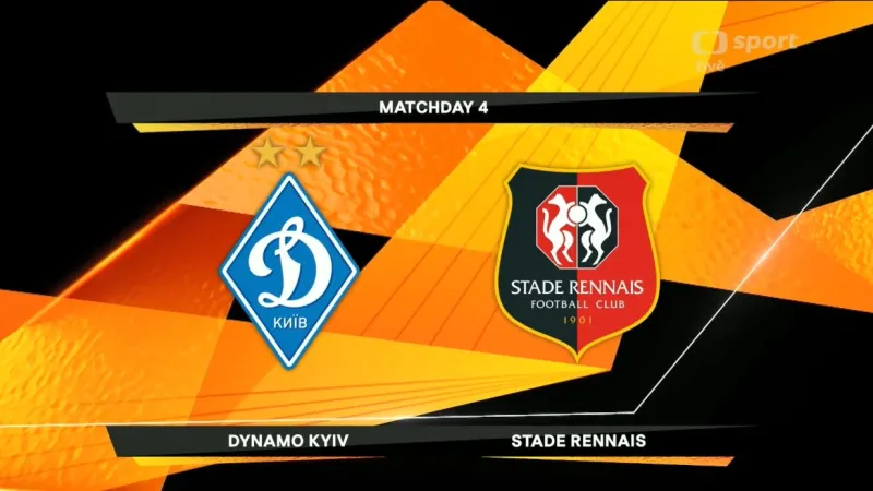 Sestřih utkání Dynamo Kyjev – Rennes