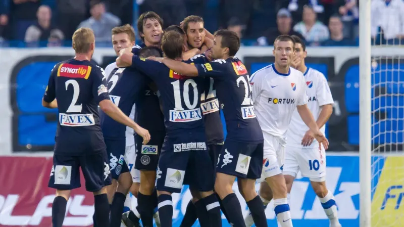 Radost fotbalistů Slovácka