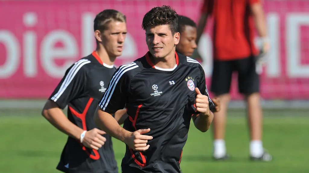 Trénink Bayernu před zápasem