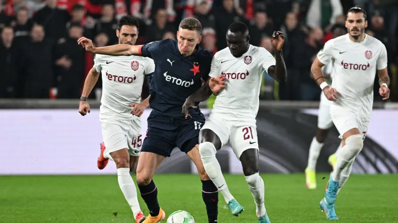 Utkání Slavia Praha - CFR Kluž