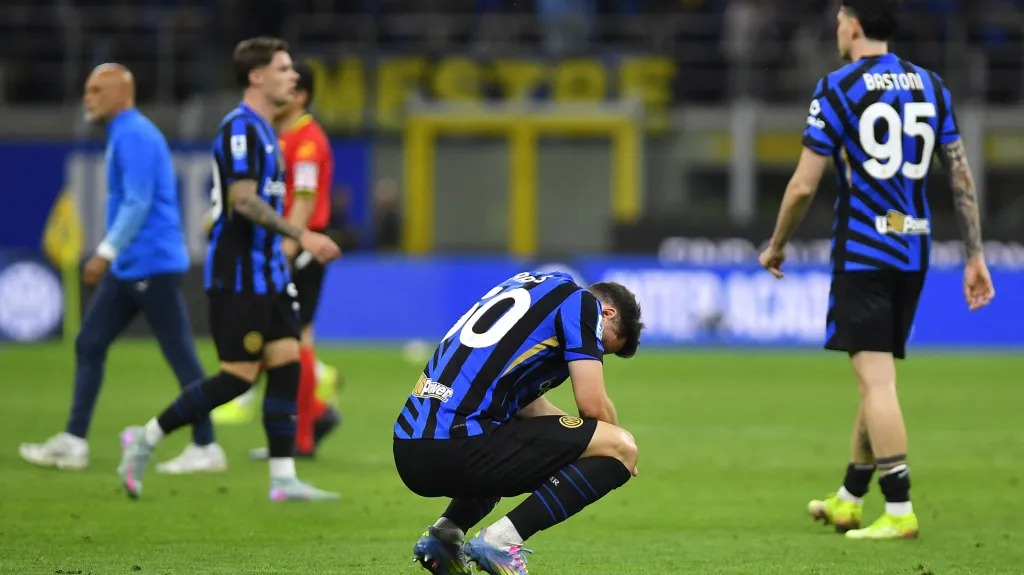 Zklamaní hráči Interu Milán