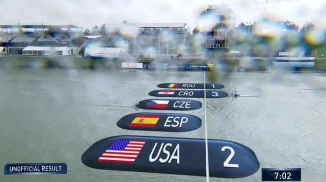 Rozjížďka dvojky bez kormidelnice Flamíková - Novotníková