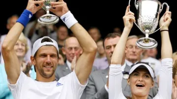 Iveta Benešová a Jurgen Melzer