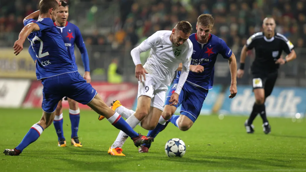 Utkání Karviná - Slavia