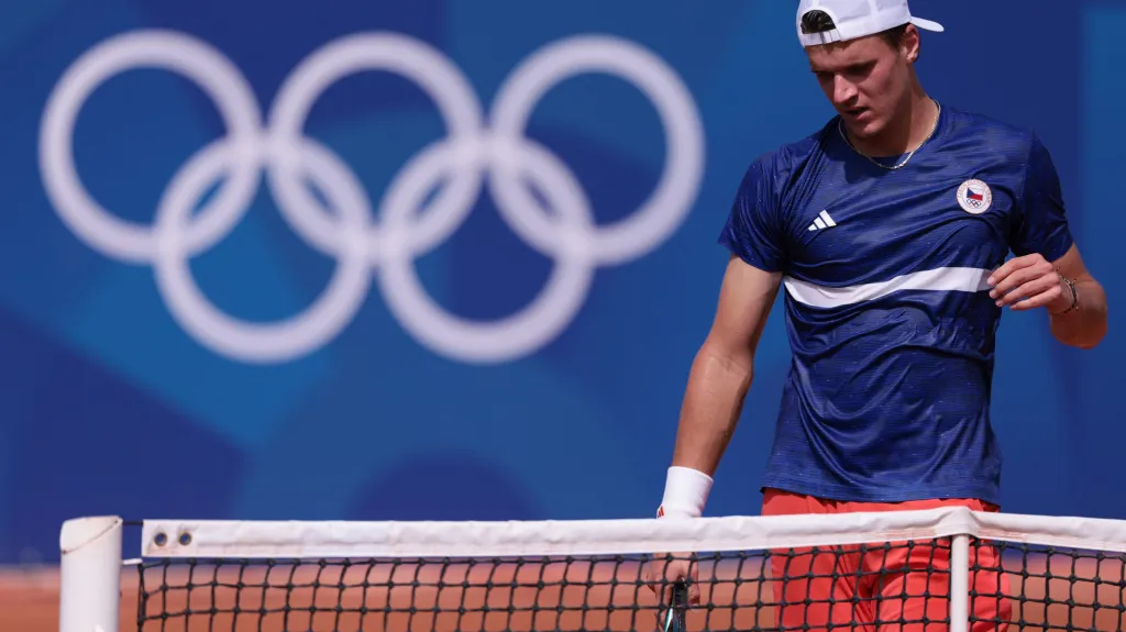Jakub Menšík na olympiádě v Paříži