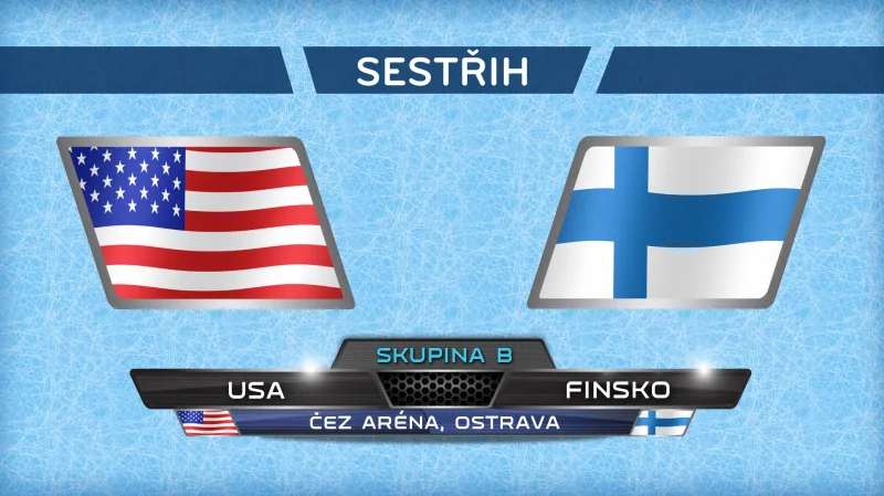 Sestřih utkání USA - Finsko