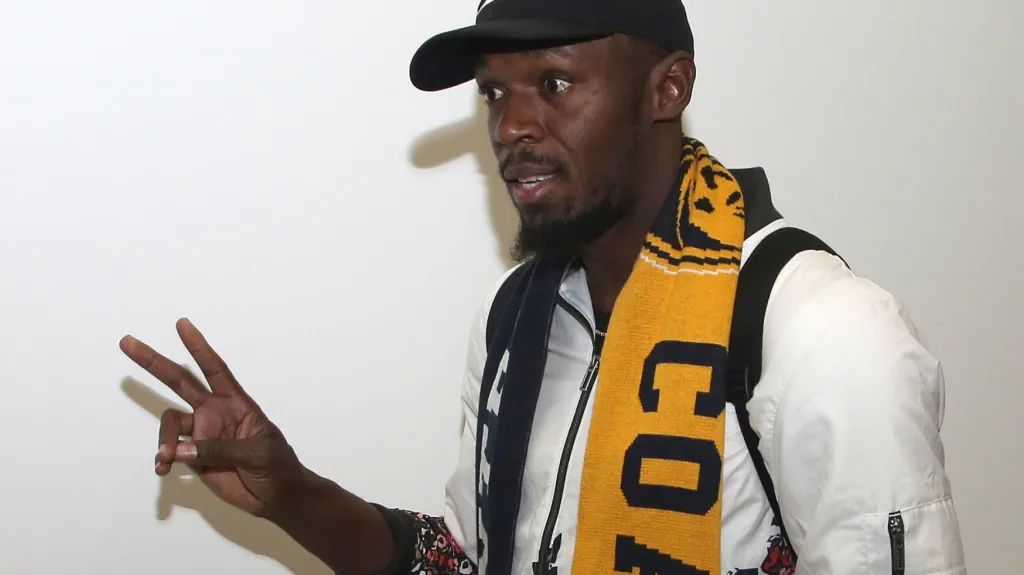 Usain Bolt přijel do Austrálie jako posila Central Coast Mariners