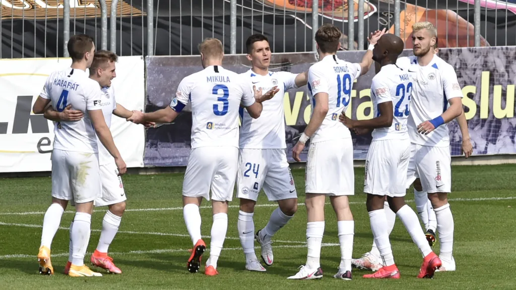 Slavící fotbalisté Liberce