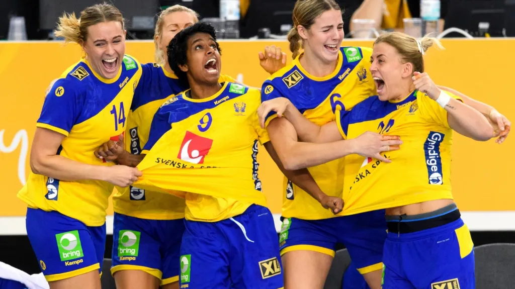 Radost házenkářek Švédska