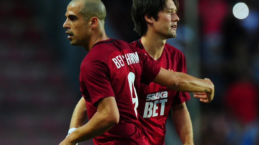 Tal Ben Chaim (vlevo) a Tomáš Rosický