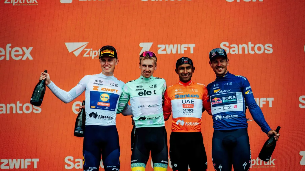 Celkové umístění závodu Tour Down Under