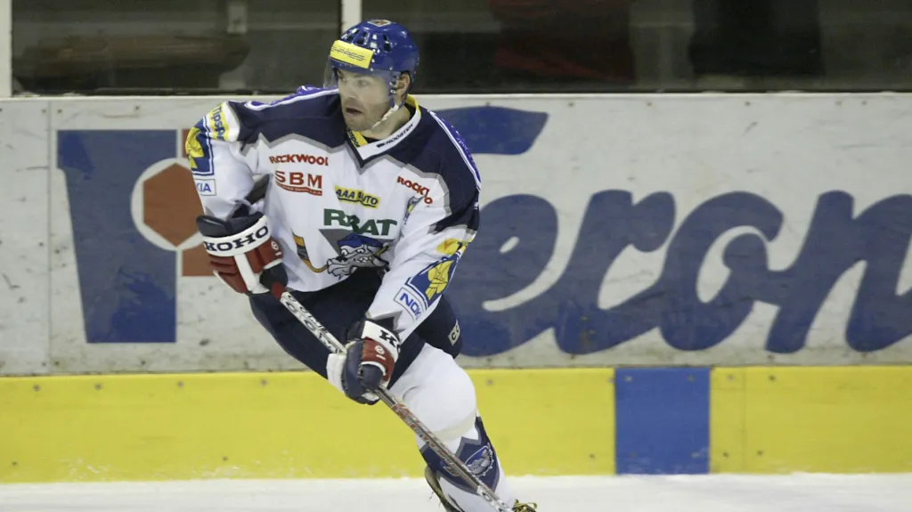 Jaromír Jágr v dresu Kladna při poslední výluce