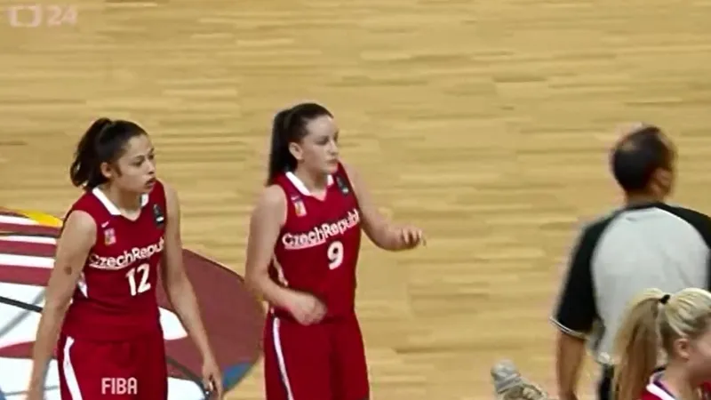 Sestřih basketbalového utkání U17 Česko - Maďarsko