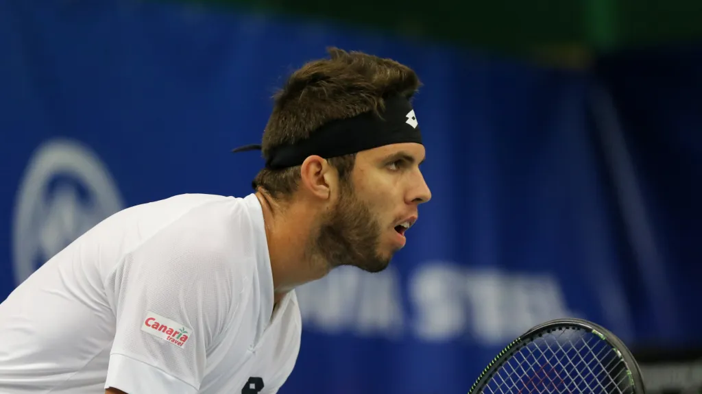 Český tenista Jiří Veselý