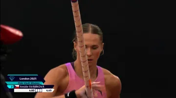 Švábíková obsadila v Londýně dělené páté místo