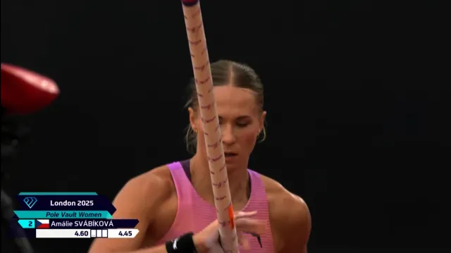 Švábíková obsadila v Londýně dělené páté místo