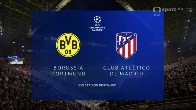 Sestřih utkání Borussia Dortmund – Atlético Madrid