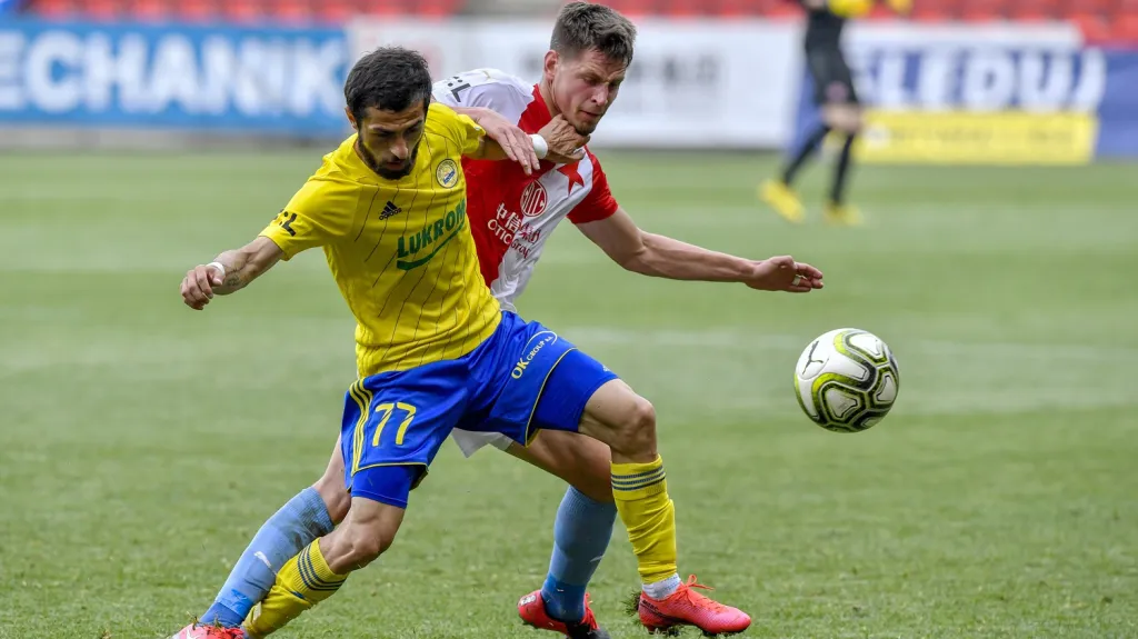 Utkání Slavia - Zlín