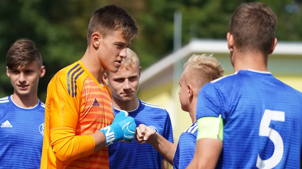 Talentovaný gólman z Olomouce Radek Vítek