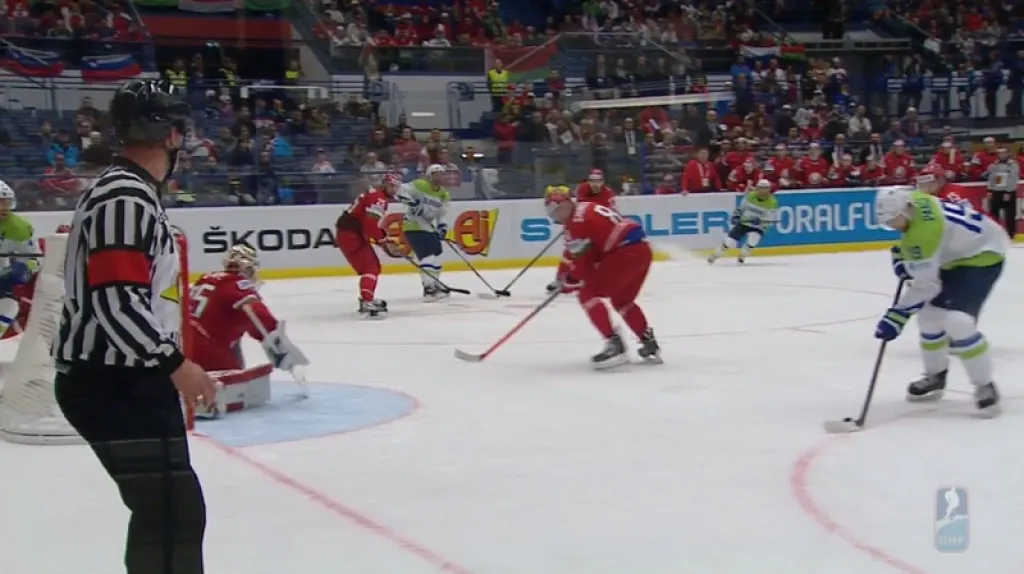 Gól v utkání Bělorusko - Slovinsko: Pance - 3:2 (52. min.)