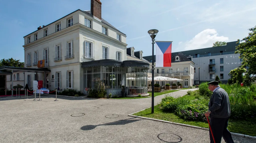 Hotel Clarion Chateau Belmont v Tours, kde sídlí česká reprezentace
