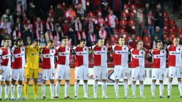 Hráči Slavie Praha