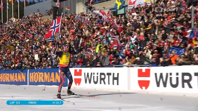 Sestřih stíhačky biatlonistů SP v Holmenkollenu