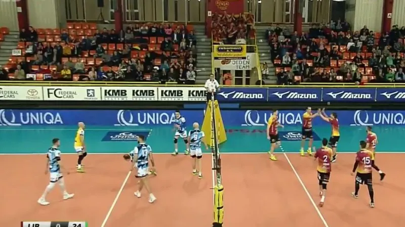 Liberec dovolil Ostravě pouze set a vede 1:0 na zápasy