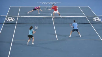 Závěrečná čtyřhra v duelu s Bulharskem