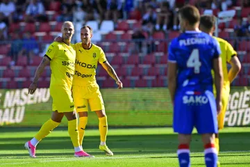 Radost fotbalistů Mladé Boleslavi