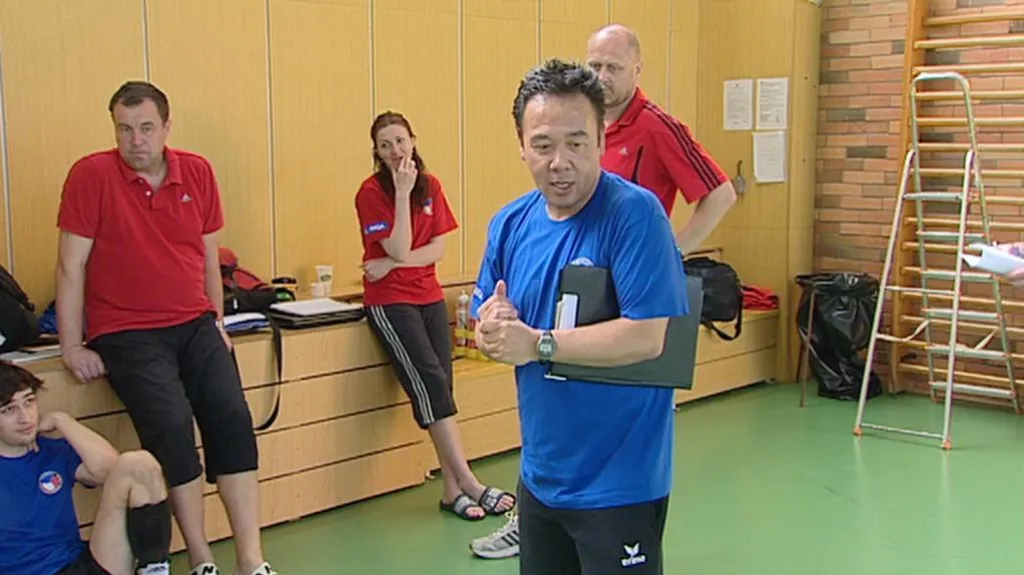 Trénink volejbalistů