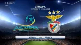 Sestřih utkání Astana - Benfica