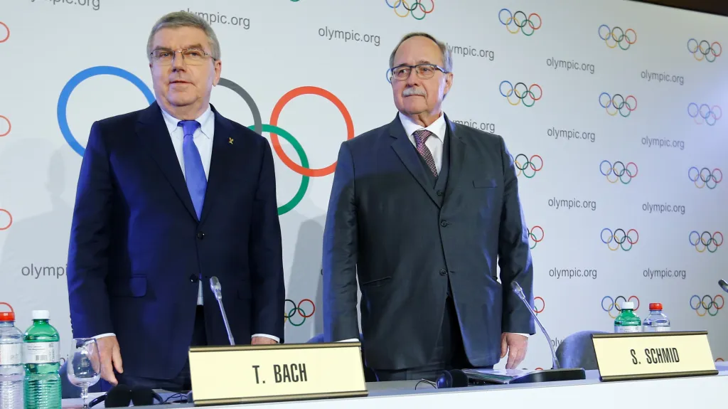 Thomas Bach a Samuel Schmid