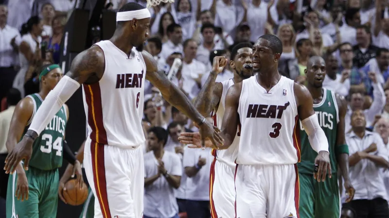 LeBron James a Dwyane Wade
