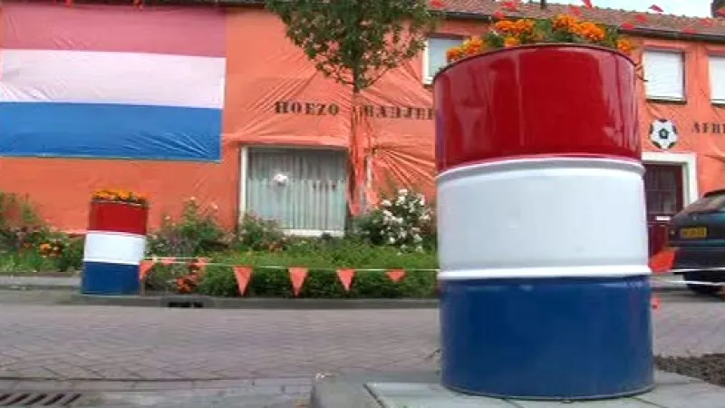 Nizozemsko se barví do oranžova