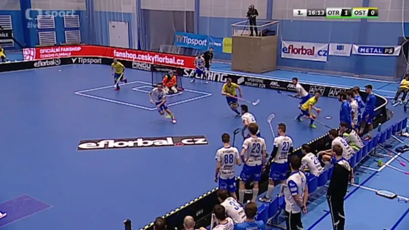 Florbalisté Otrokovic zvítězili nad Ostravou