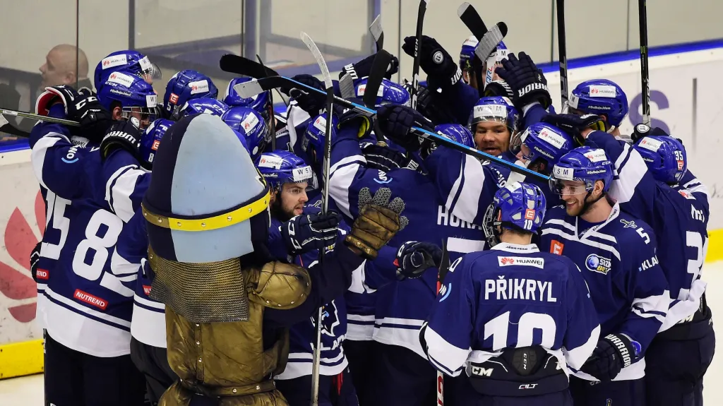 Radost hokejistů Kladna
