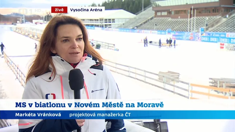 Markéta Vránková o televizní výrobě ČT na domácím MS v biatlonu