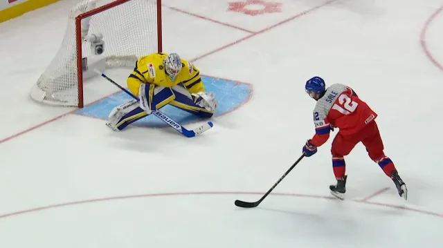 Samostatné nájezdy v utkání Česko 20 – Švédsko 20