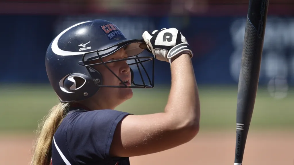 Česká softbalistka Julie Coufalová