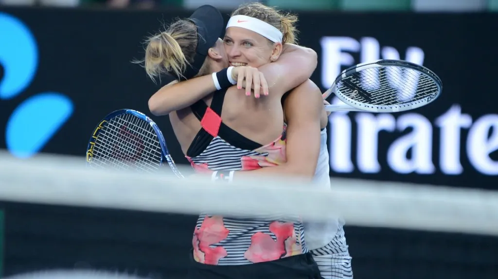 Šafářová s Mattekovou-Sandsovou po triumfu na Australian Open