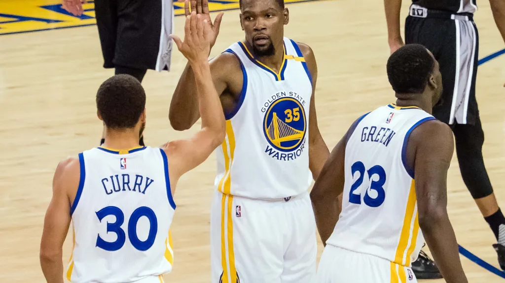 Radost basketbalistů Golden State