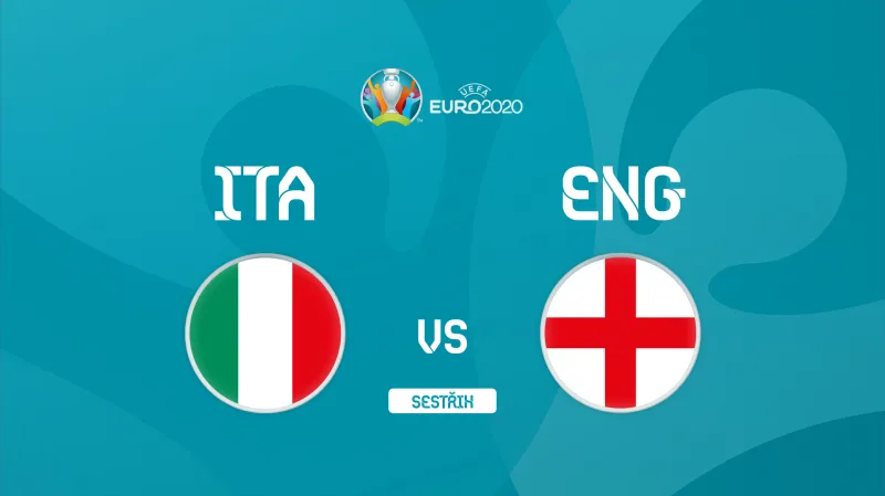 Sestřih utkání Itálie - Anglie